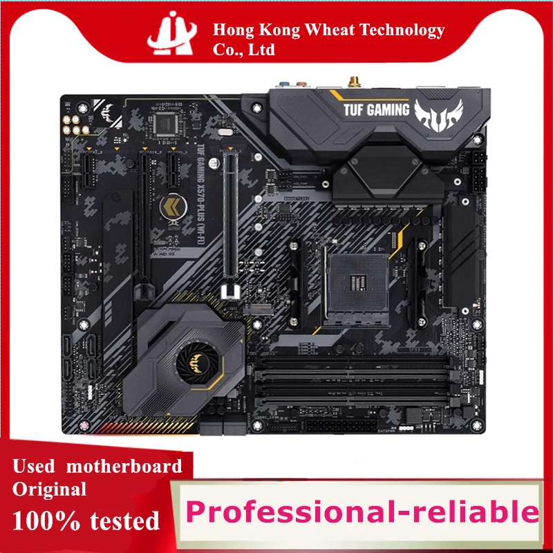 Amd X570 Tuf Gaming X570-Plus Scheda Madre Wifi Usata Presa Originale Am4 Ddr4 128Gb M.2 Nvme Usb3.0 Scheda Madre Desktop Sata3