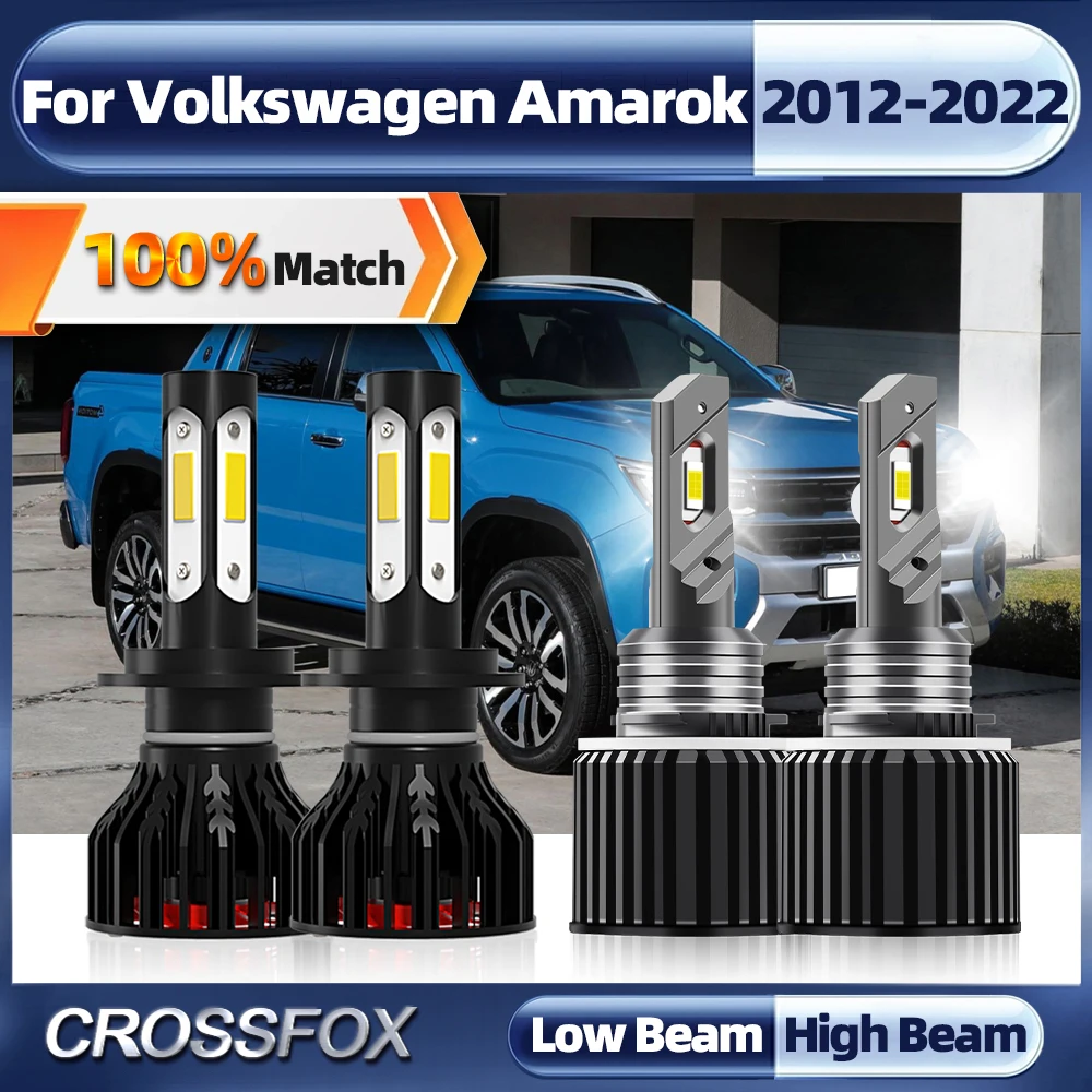 

H7 H15 LED Car Headlight 40000LM 240W CSP Chip Car Light 12V 6000K For Volkswagen Amarok 2012-2016 2017 2018 2019 2020 2021 2022