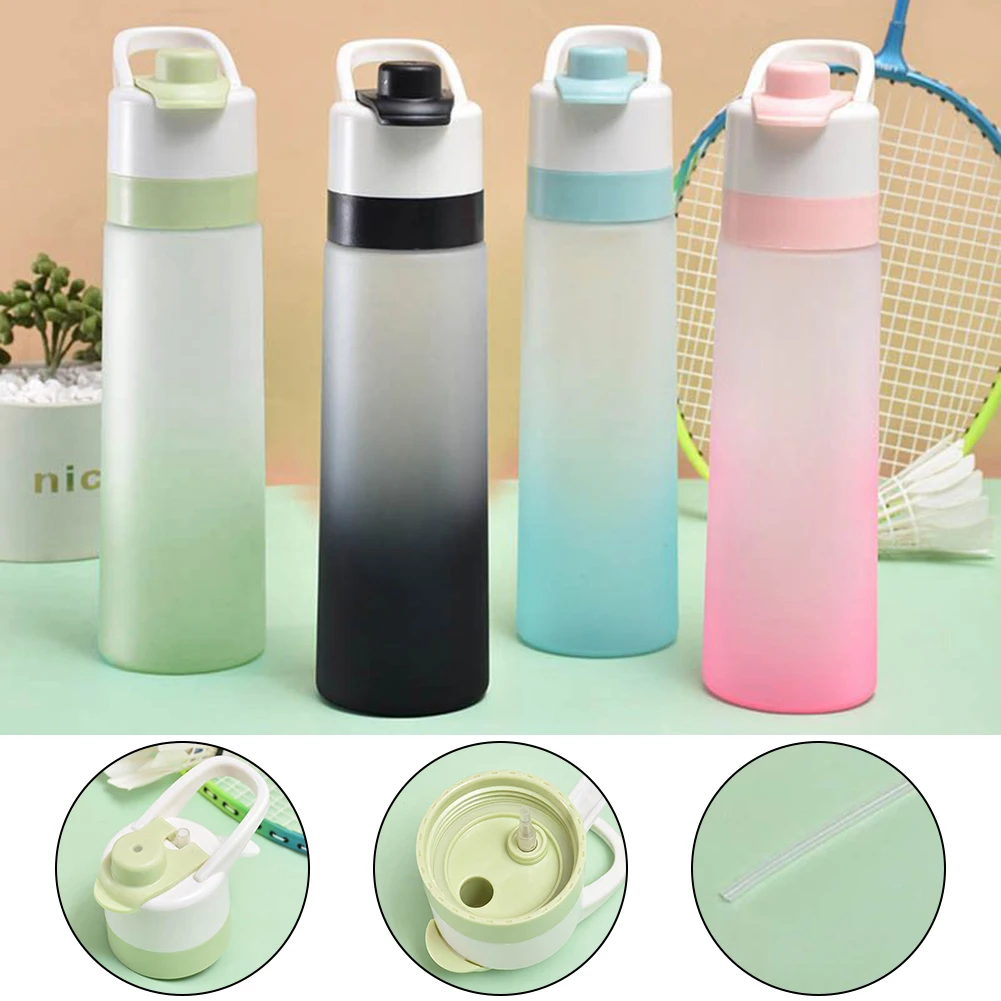 

700ml Water Bottles For Girls Outdoor Sport Fitness Portable Water Cup Large Capacity Spray Bottle BPA Free Drinking Bottles
