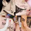 15 Sheets Small Temporary Tattoos For Women Adults Hands Neck Tattoo Sticker Tiny Fresh Pattern Moon Butterfly Fake Tattoo Paste 2