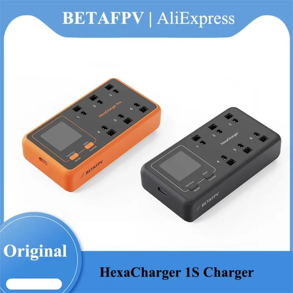 HexaCharger 1S Chargeur 6 Batteries RC 24W/78W PD 3.0
