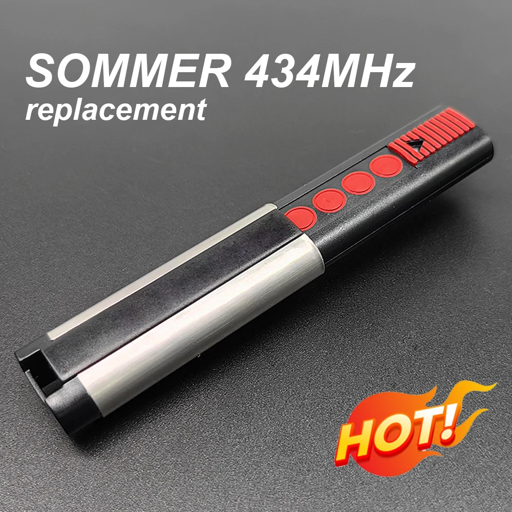 Sommer Garagentor Fernbedienung 434,42MHz - 2 Stück Ersatz-Handsender Für Torantriebe