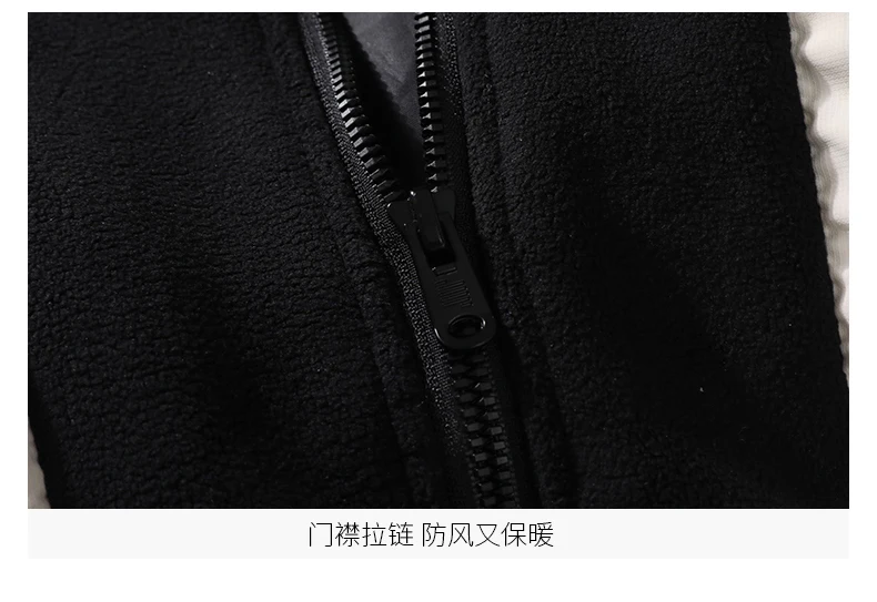 New trendy brand hooded fake two-piece cotton jacket men's thickened Korean version American bread jacket down cotton jacket