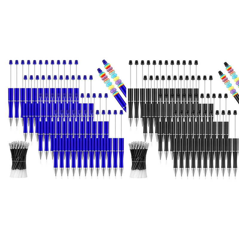 

Шариковая ручка с бусинами, черные чернила, 50 стержней