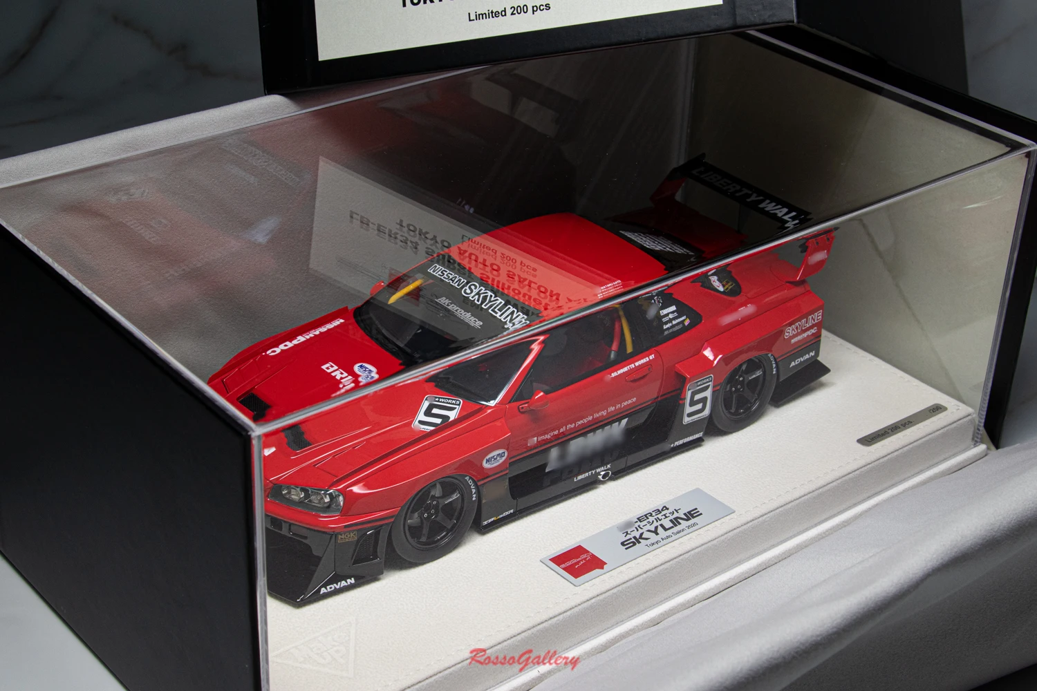 Рисунок 5 - Макияж 1:18 GTR R34 супер силуэт