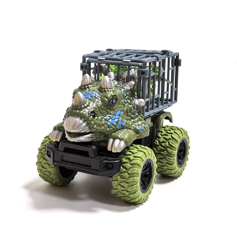 T‑Rex Inerti Dinosaur Lastbil med Dino Figur – Inertial Monster Truck Legetøj til Småbørn