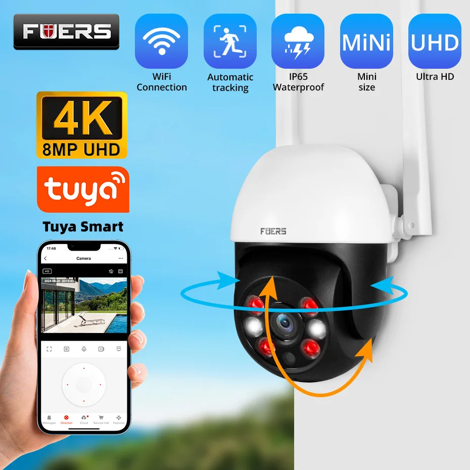 8MP AI Smart Outdoor Camera 1