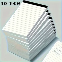 Compact Lined Notepads - 10 - Pack, 30 Sheets Each, Ideal for Writing and Sketching (10pcs)