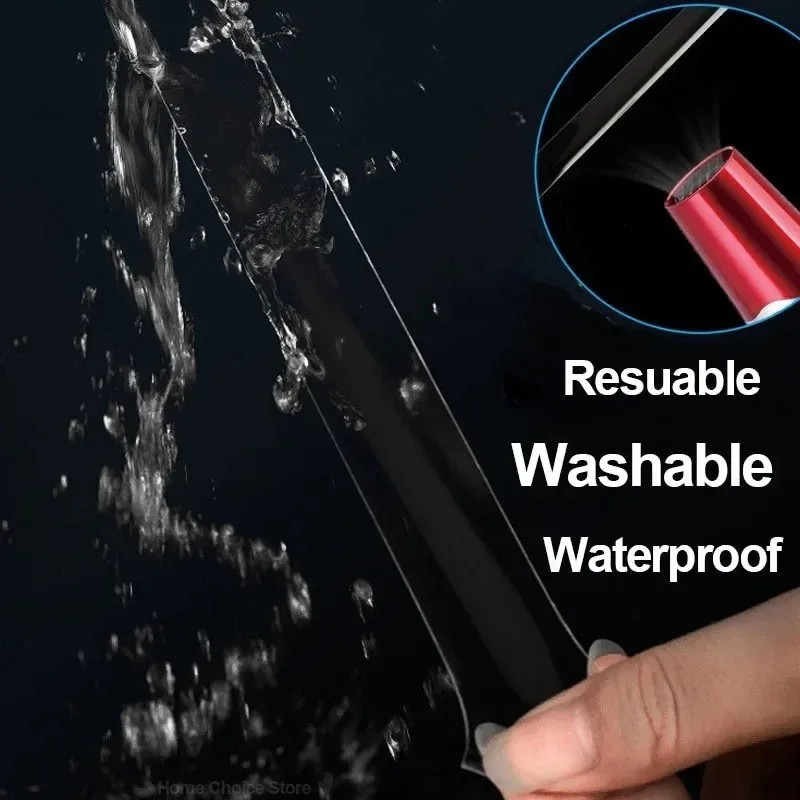 Double-Sided Nano Gel Tape - High-Strength Removable Adhesive Strip for Wall Decor & Home Organization, Transparent Waterproof