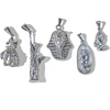 MODAGIRL New York Statue of Liberty with Torch and Book Charm Pharaoh Ancient Egypt Pendant Stainless Steel Jewelry Accessories 3