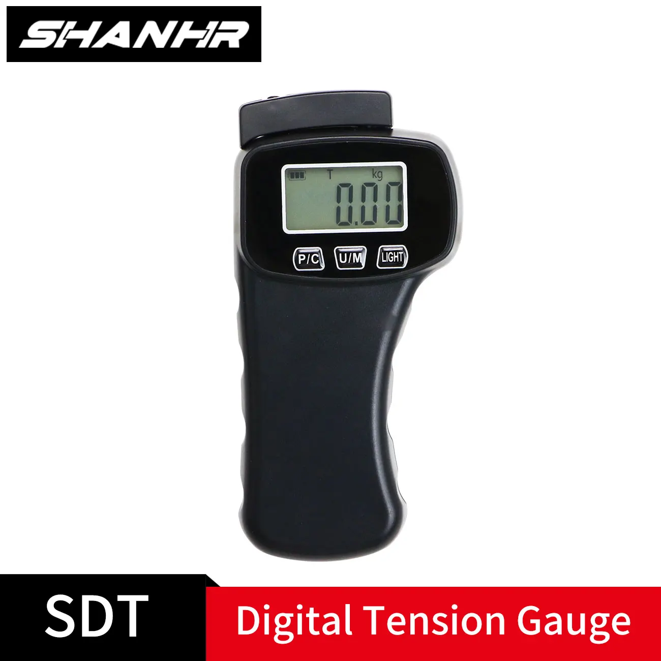 SHAHE 5 Kg lb digital tension dynamometer force gauge for measure cable rope pull and push forces digital