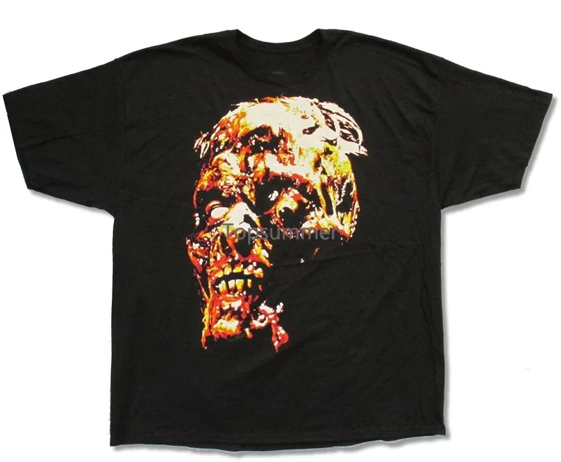 

Rob Zombie 100% Horror Black T-Shirt New Merch White Harajuku Tee Shirt