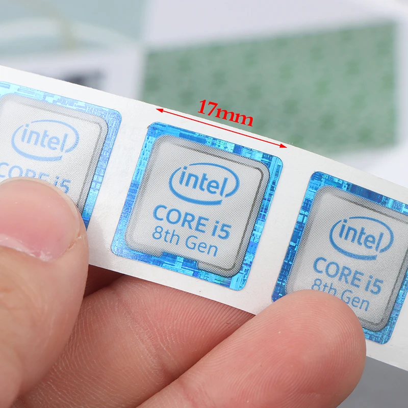 5Pcs Label Sticker Laptop Desktop Cpu Xeon Pentium Processor Labe Logo Celeron Intel Core 8th Generation I3 I5 I7 |
