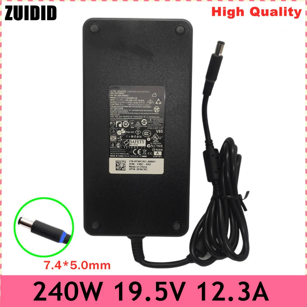 19.5V 12.3A 240W 7.4*5.0mm ADP-240AB D Laptop AC Power Adapter Charger For Dell Alienware M17X J211H PA-9E Precision M6500 M6600 best gaming laptop cooler Laptop Accessories