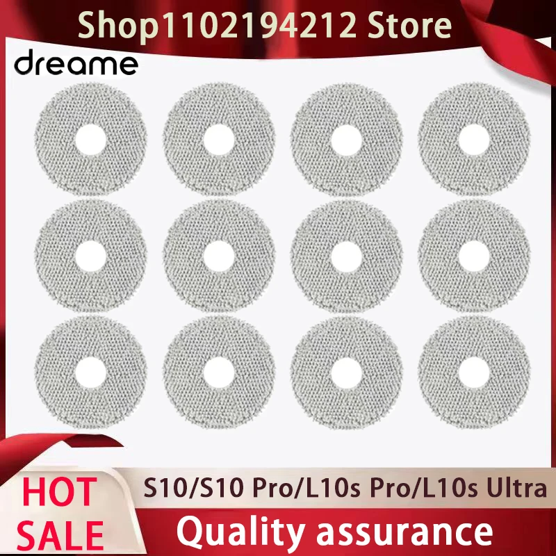 

For Dreame L10s Ultra Mop Cloth S10/ S10 Pro/S10 Plus Replacement MIJIA Omni 1s/ Mop 1S /B101CN/10 Plus Rags Spare Parts