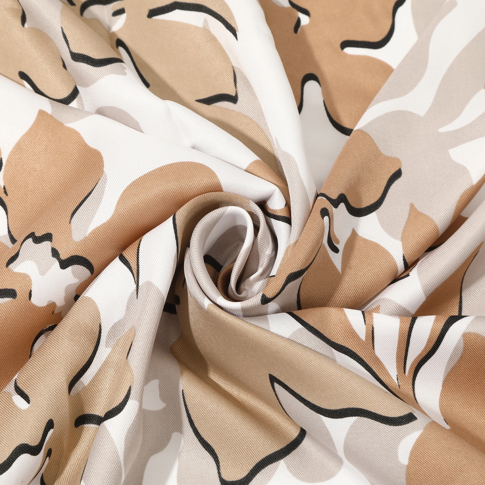 1pc Women Flower Printed Scarf Bandana Headscarf Female Square Scarves Small Shawls Neck Scarves Neckerchief For Ladies Girls