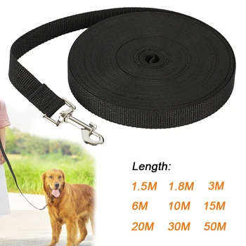 Long Nylon Dog Leash 1