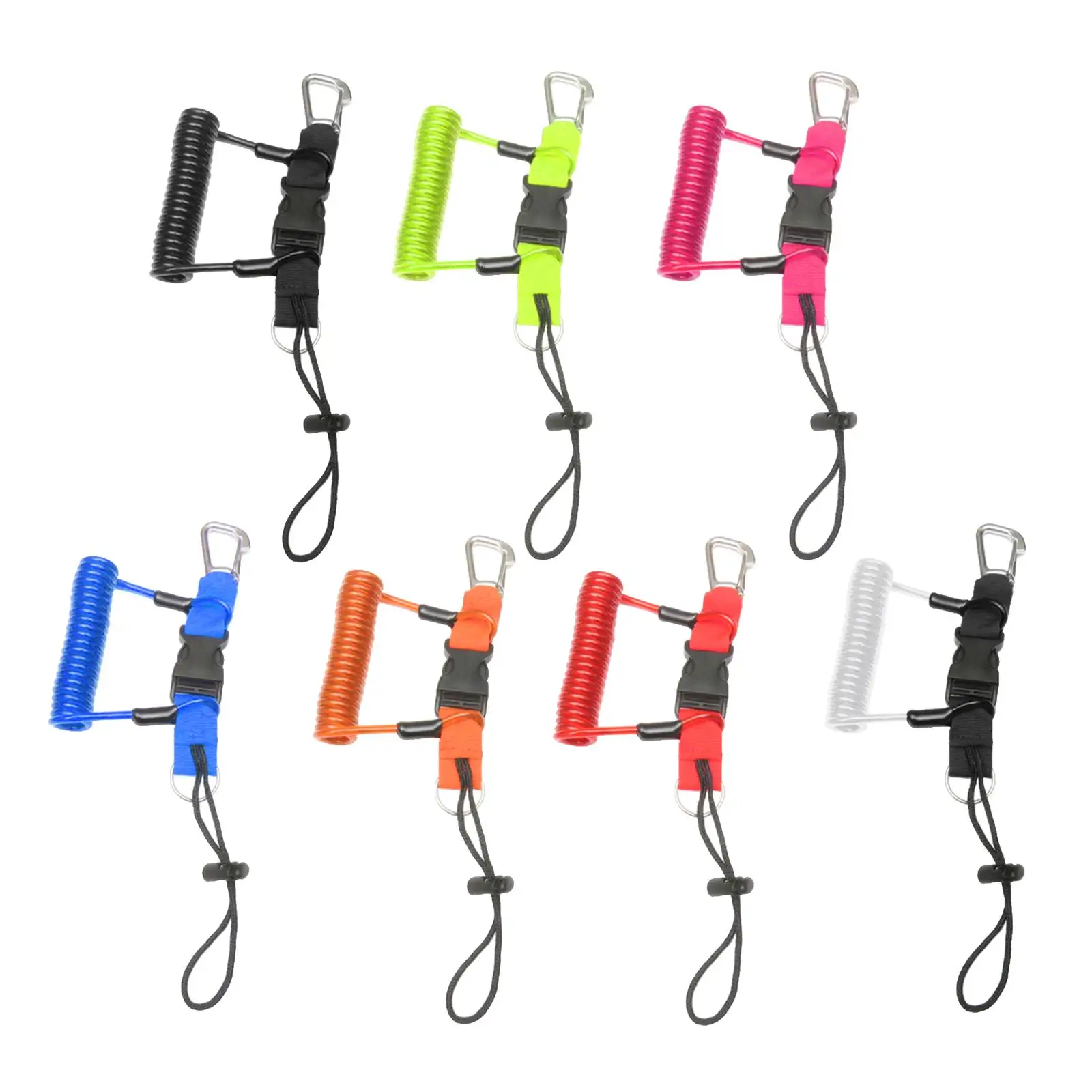 

Scuba Dive Coil Camera Lanyard with Buckles for Camera