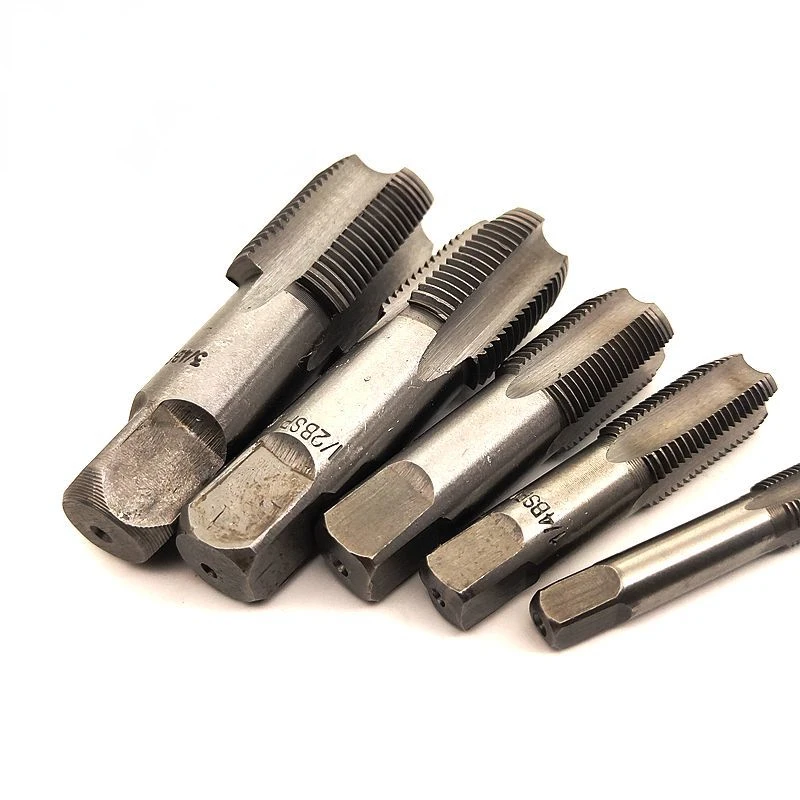 Description Picture 4 of itemKrachtige 5Pcs HSS Taper Pipe Tap Metal Screw Thread 1/8" 1/4" 3/8" 1/2" 3/4" Machining Tools Threading Tool Tap & Die Set BSP
