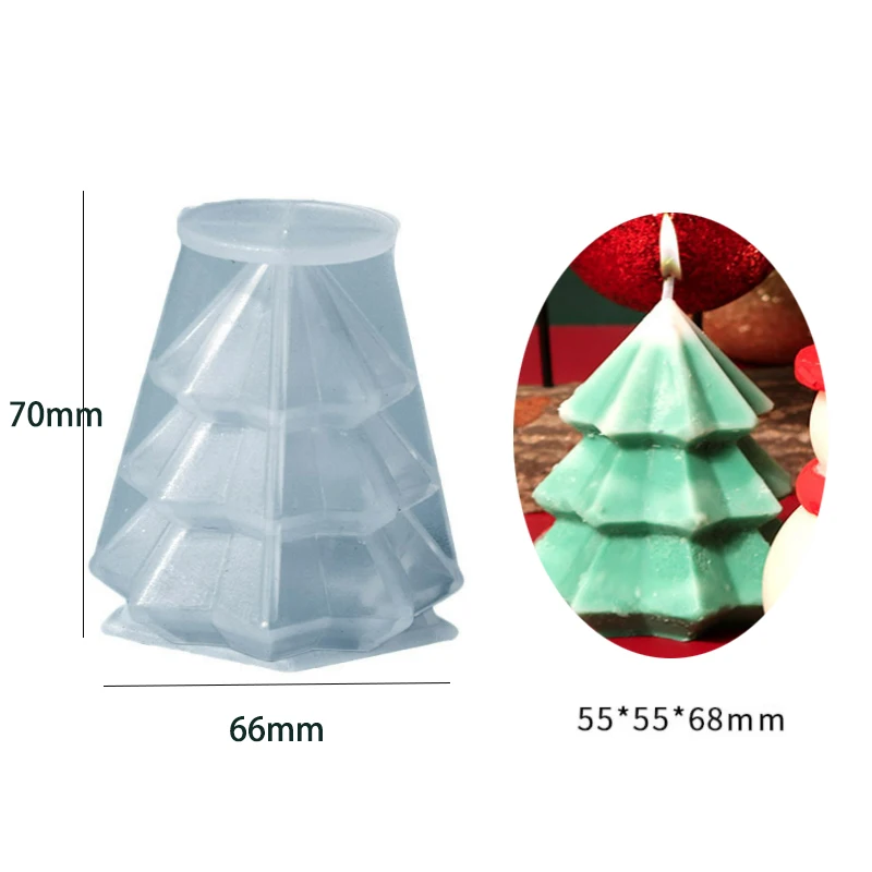 Luxspire Set Di 4 Stampi Per Candele In Silicone Cilindrici 3D | Stampo Per Candele Profumate Fai Da Te Con Stoppini