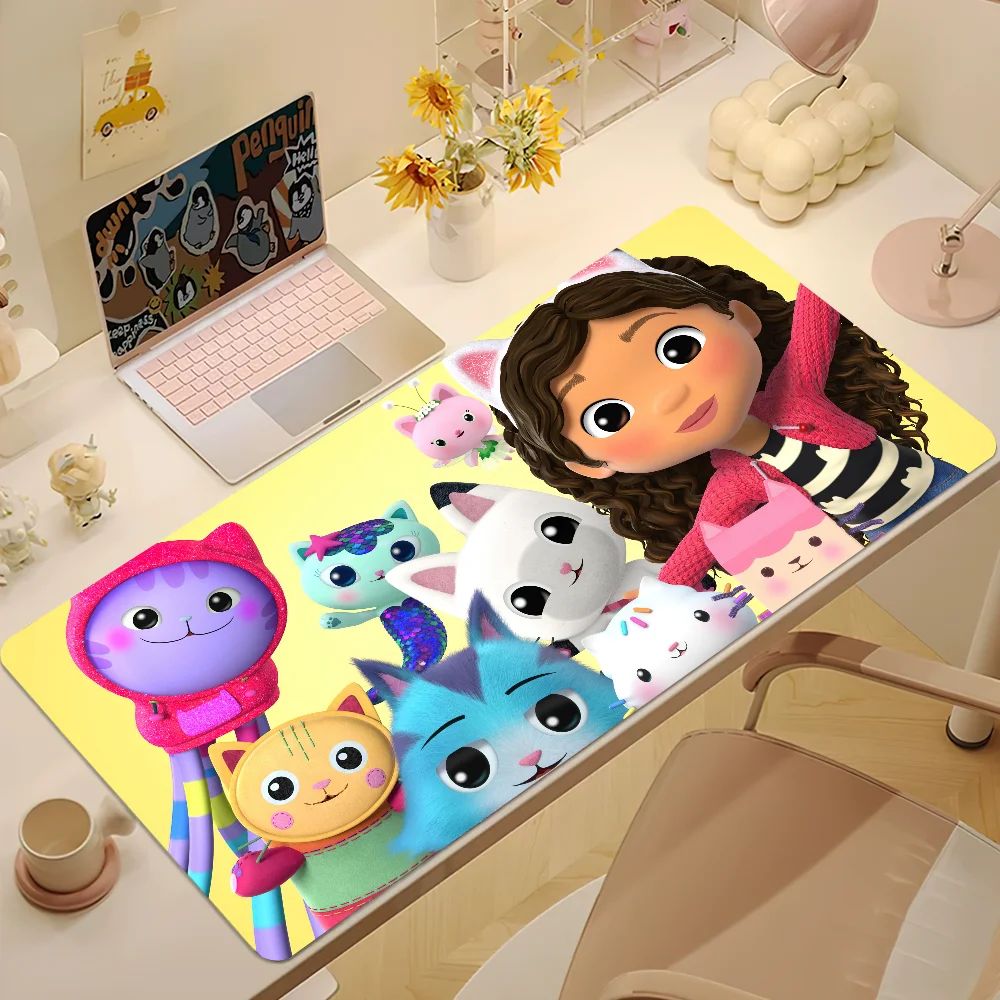 Cartoon G-Gabbys D-Dollhouse Cute Mouse Pad Gaming Accessories Protector Office Laptop Gamer Cabinet Non Slip 3