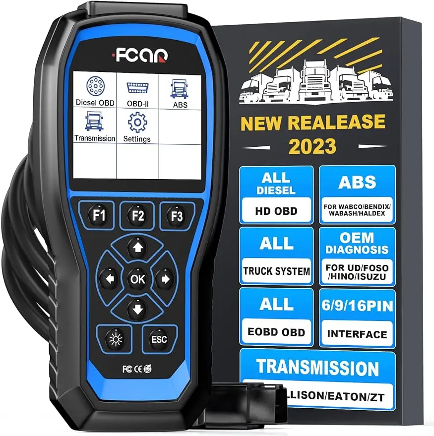 

FCAR грузовик диагностический инструмент, F507 все системы сверхмощный инструмент для сканирования автомобиля Расширенный дизельный диагностический сканер для всех грузовиков 2-в-1