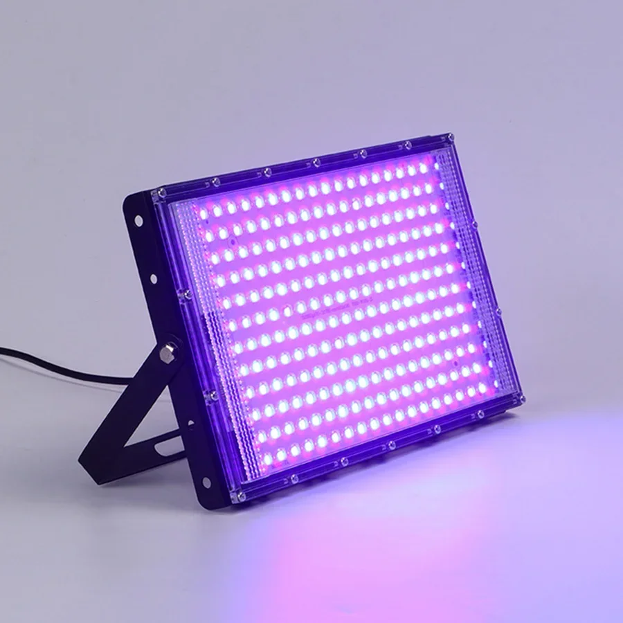 1/2Pack 300W 216 LED UV Flood Light Ultraviolet Stage Lamp 395nm Fluorescent UV Black Light DJ Disco Party Stage Backlight