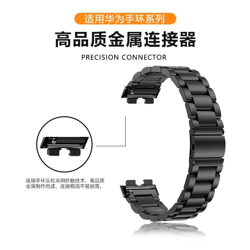 Elegant Stainless Steel Watch Strap - Universal Replacement with Tool