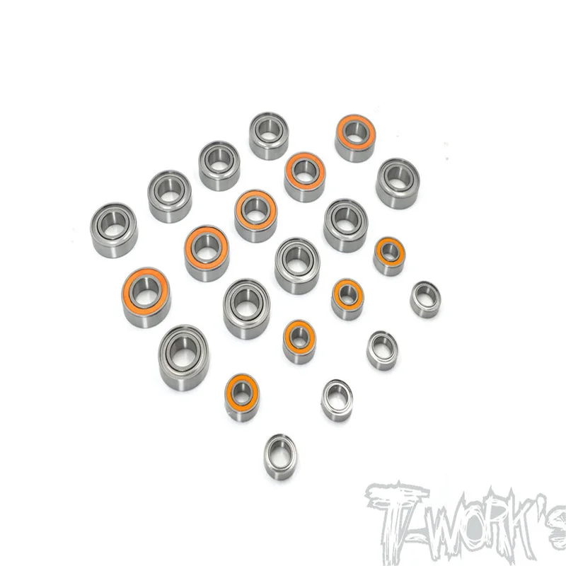 Originale T Works Bbs-Mp9E Set Di Cuscinetti A Sfera Di Precisione (Per Kyosho Mp9E ) 22 Pezzi. Rc Parte
