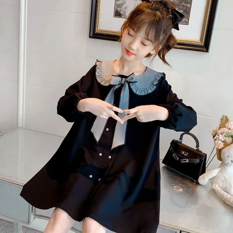 Vestidos Child Clothing Dress for Girls Autumn New Fashion Child Princess Dress Casual Girl Long Dresses Vestidos Para Ni&ntilde;as