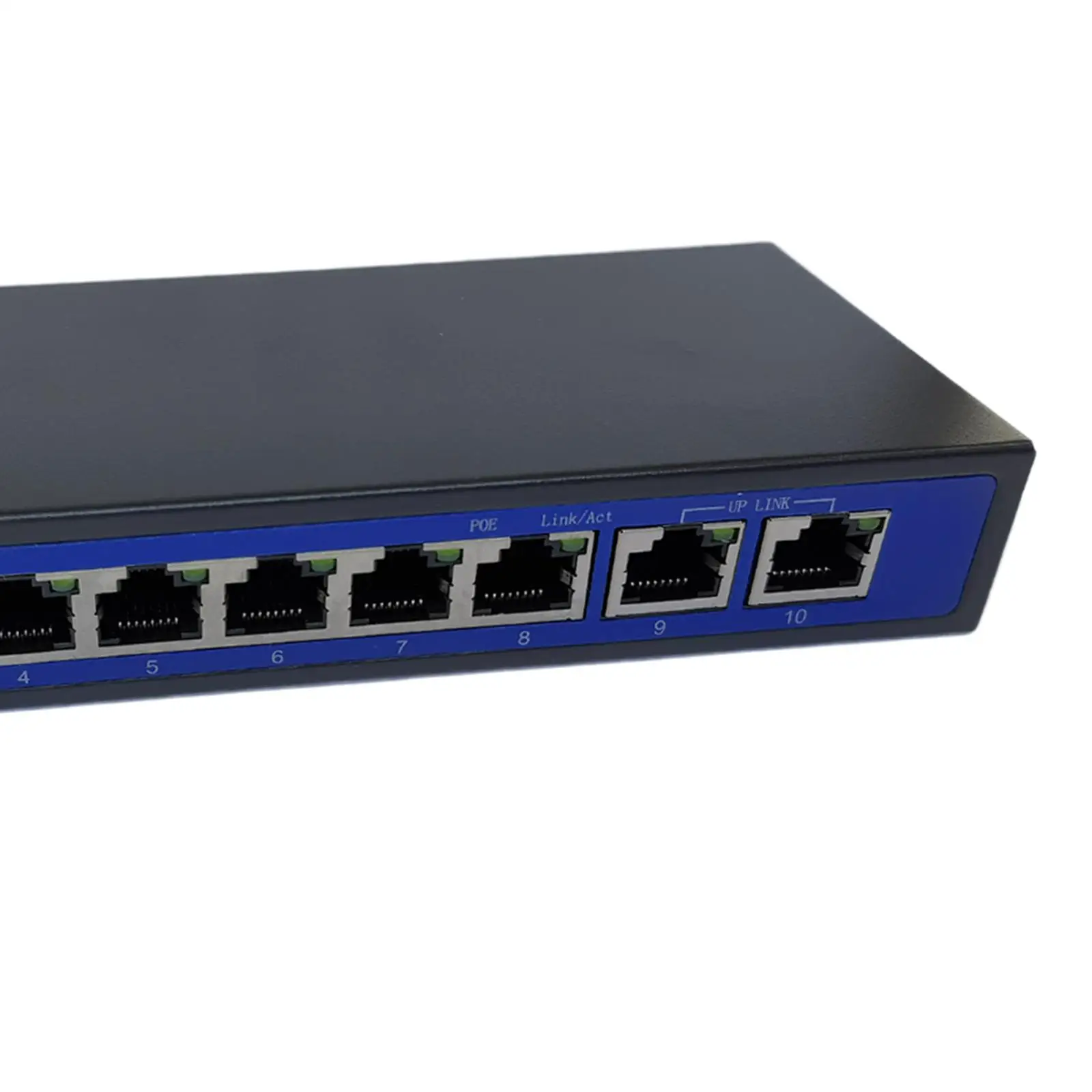 0Mbps 8 POE 업링크 이더넷 스위치를 통한 전원 공급 4,5+/7,8V 48V