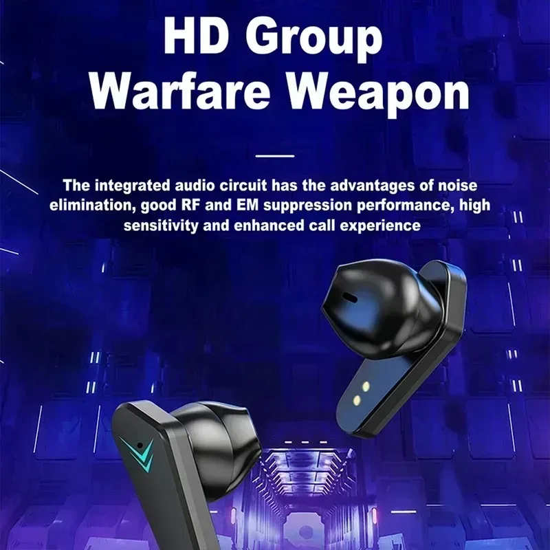 Wireless Gamer Earbuds Bluetooth Headphones Low Latency Earphones
