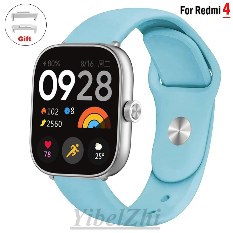 Soft Silicone Sport Bracelet Strap for Smartwatch Wristband Accessories