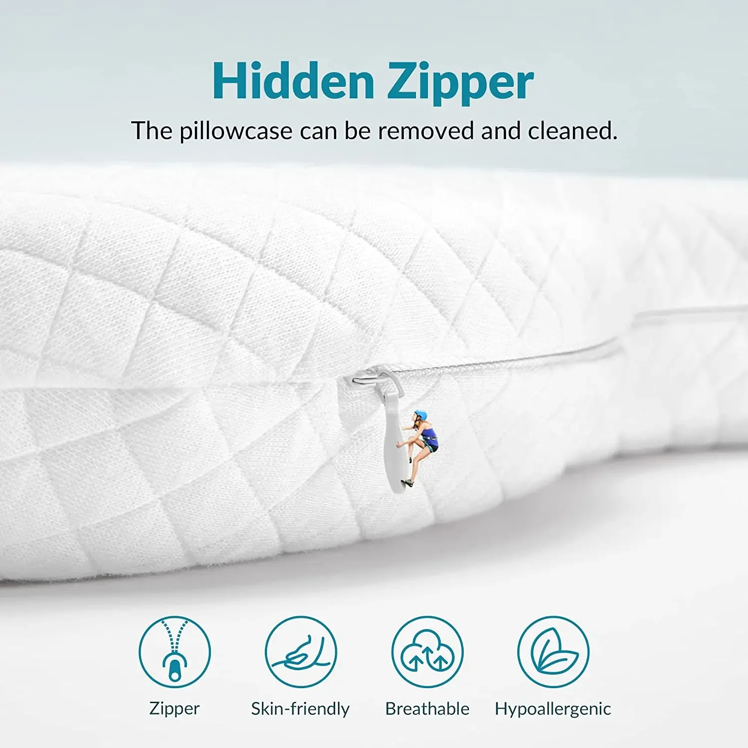 Memory Foam Face Relaxed Wrinkle Prevention flawless face pillow anti wrinkle 6