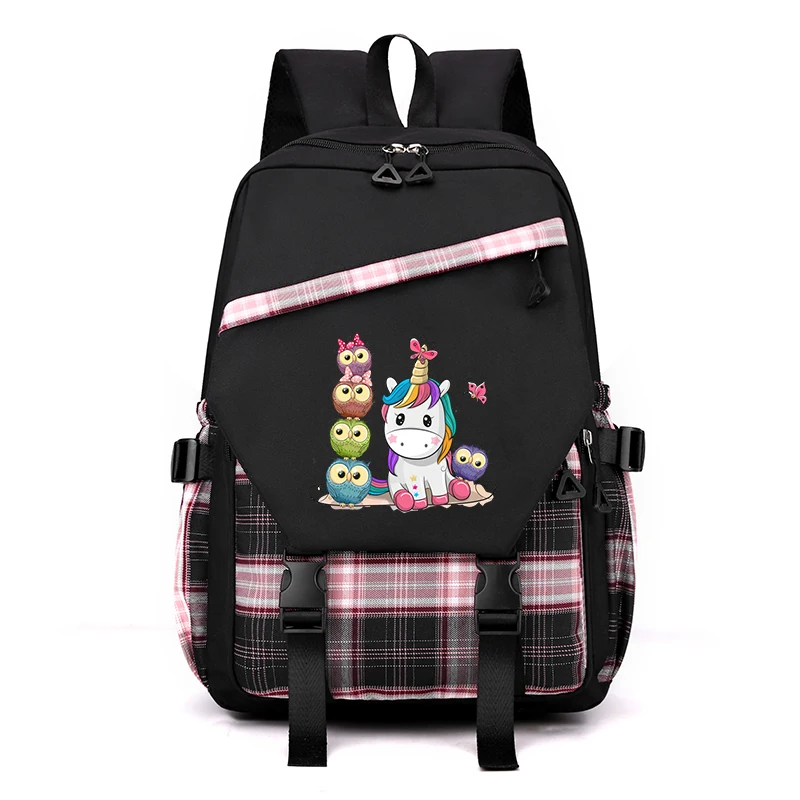 

Милый школьный рюкзак с единорогом для девочек, милые школьные ранцы, водонепроницаемая сумка для книг для подростков, студентов колледжа, Большая Дорожная сумка на плечо