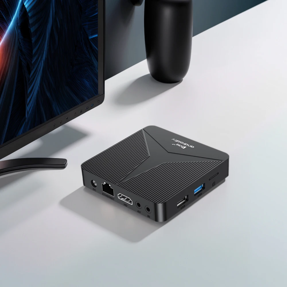 New TV98 ATV RK3518 Android 14 TV Box Wifi6 BT5.0 Media Player 4K Set Top Box Media Player Android Box Voice Remote Android Box