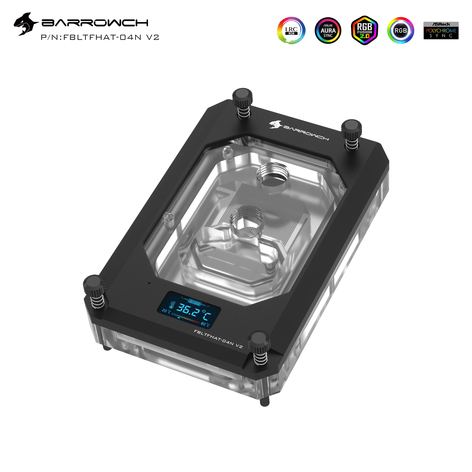 Barrowch Cpu Water Block Use For Amd Threadripper X399 With Dynamic