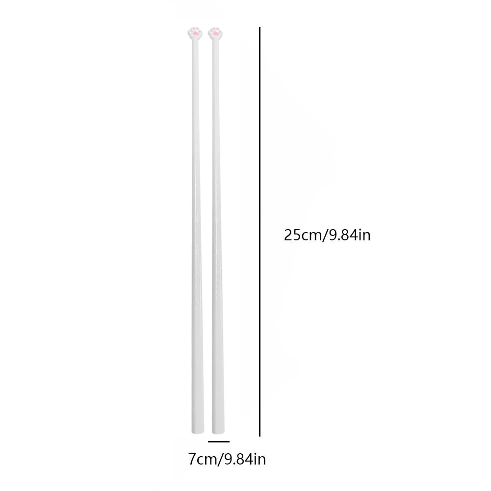 New Cat Paw Chopsticks For Baby Kids Beginners Creative Cute Kitten Paw Chopsticks Baby Eating Helper Home Kitchen Chopstick