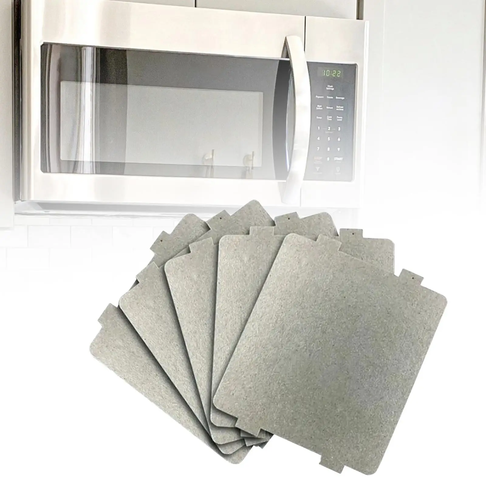 5x Waveguide Covers Microwave Accessories Mica Sheet Easy to Cut Repair Parts Replacement for Oven Repairing Home Office