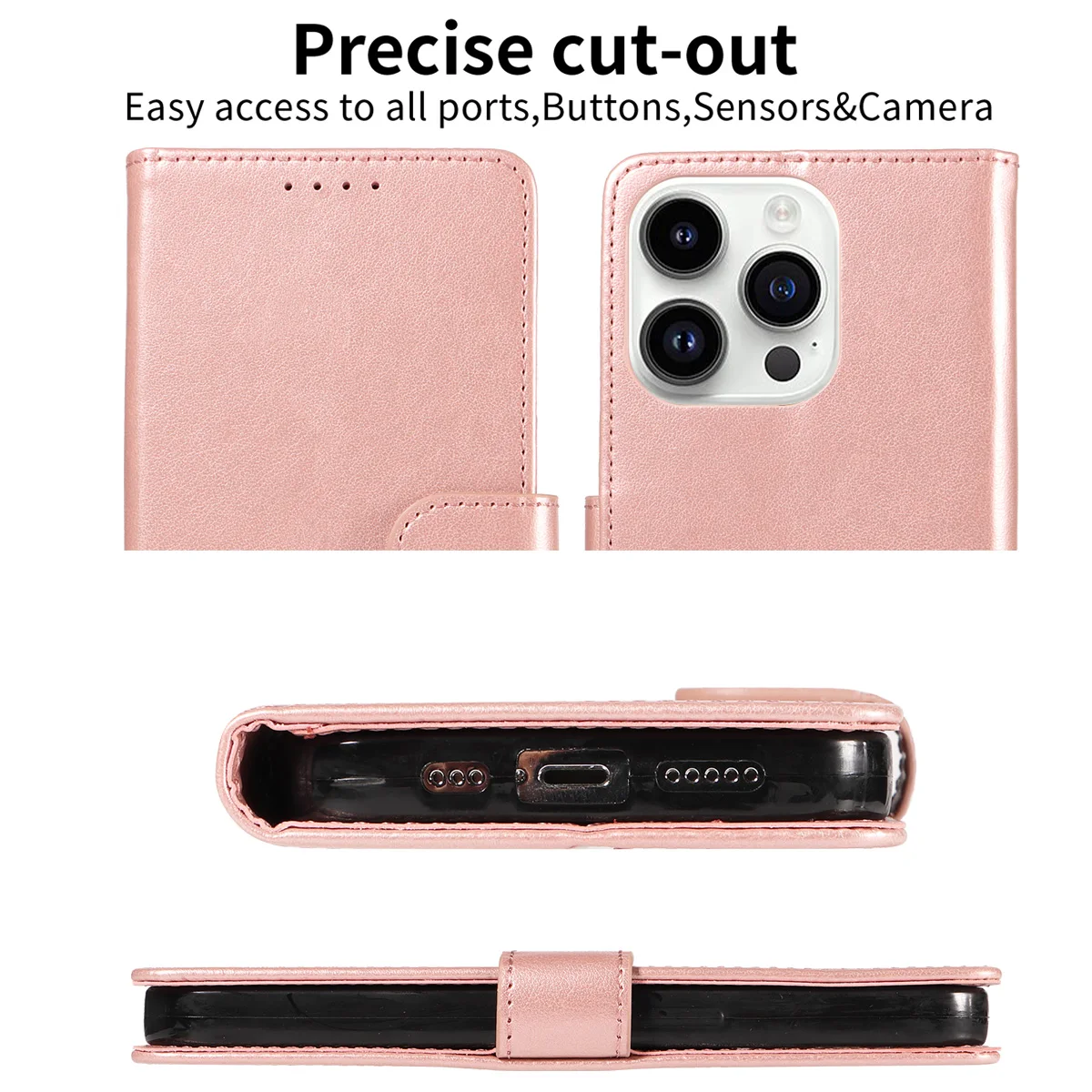 For Xiaomi Redmi 14C 13C 12 11A 10C 10A 10X 11prime 9T 9CNFC 9i A1 A2 A3 K60 Wallet Card Slot Anti-drop Faux Leather Phone Case