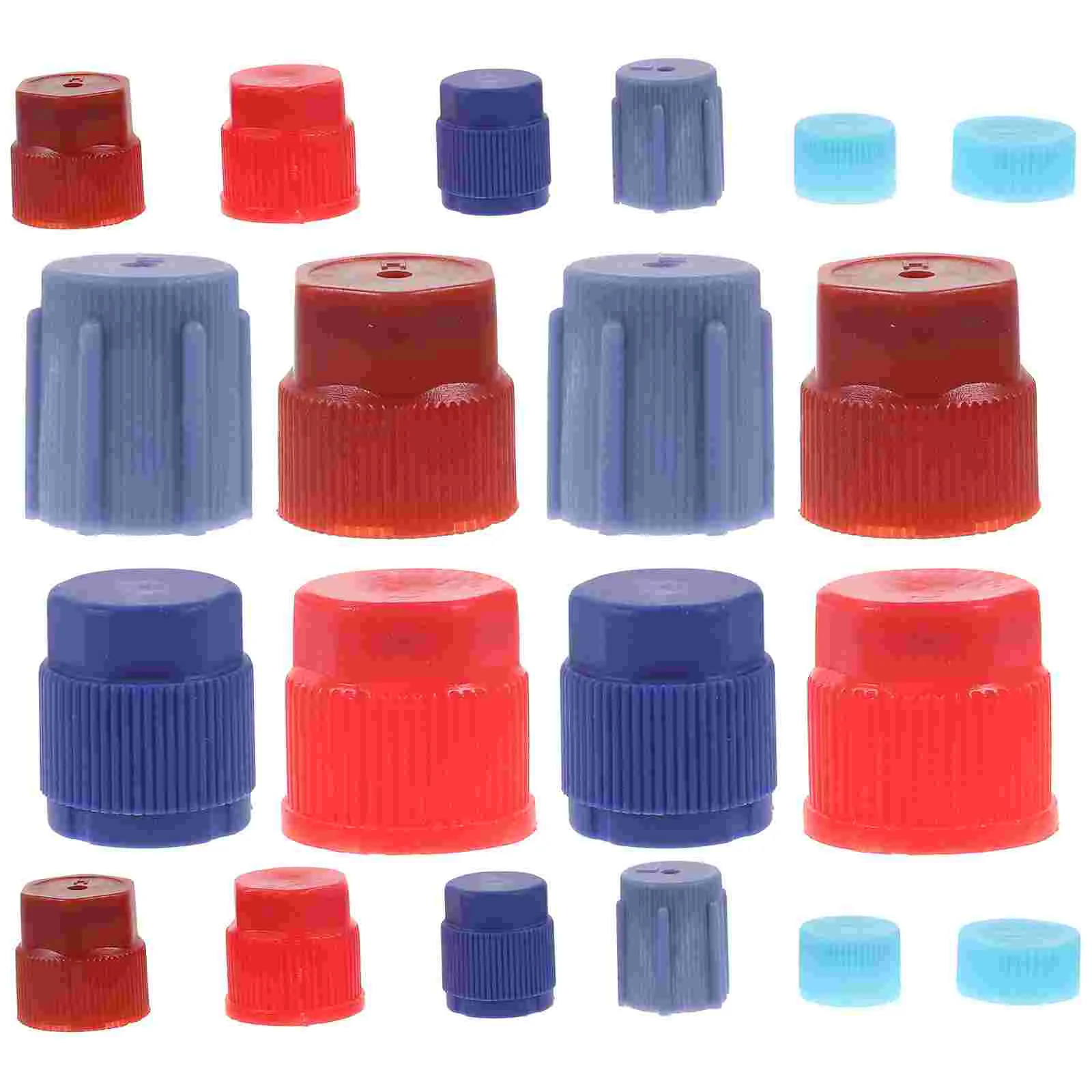 

Air Conditioning Repair Parts Car AC Refrigerant Valve Cap Conditioner Service System Abs Plastic Universal Charging Port Caps