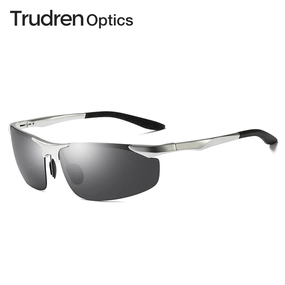 

Trudren Aluminium Frame Sports Sun Glasses for Men Outdoor Tennis Anti-glare Polarized Sunglasses Running Shades Sunglass 5931