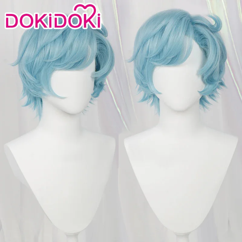 cosplay costume cosplay prop Il Dottore wig Game Genshin Impact Cosplay DokiDoki Christmas Cosplay Genshin Impact Il Dottore Hair Doctor