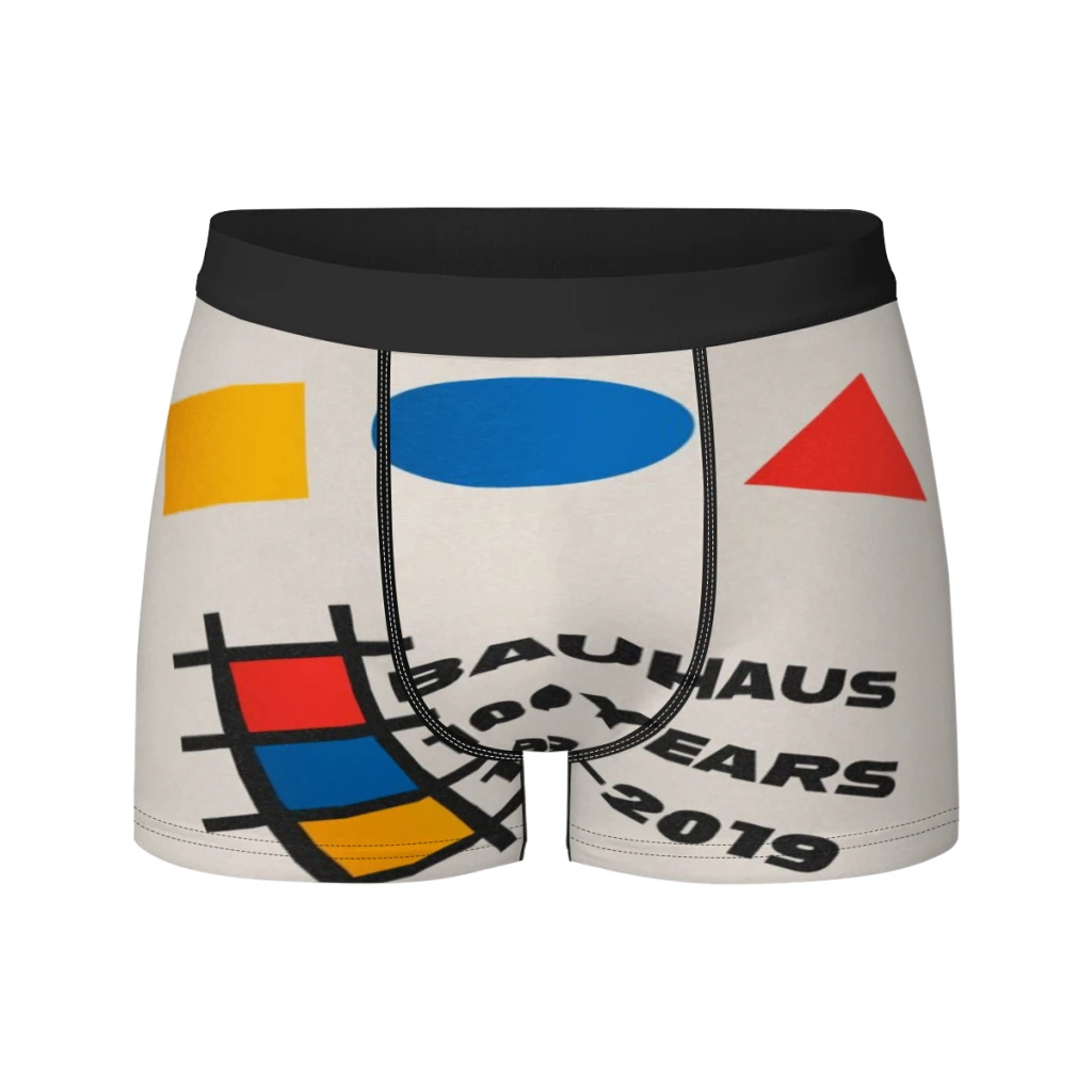 thumbnail image 1 of Calzoncillos tipo bóxer geométricos modernistas Bauhaus para hombre, calzoncillos tipo bóxer transpirables para hombre, 1 of 5