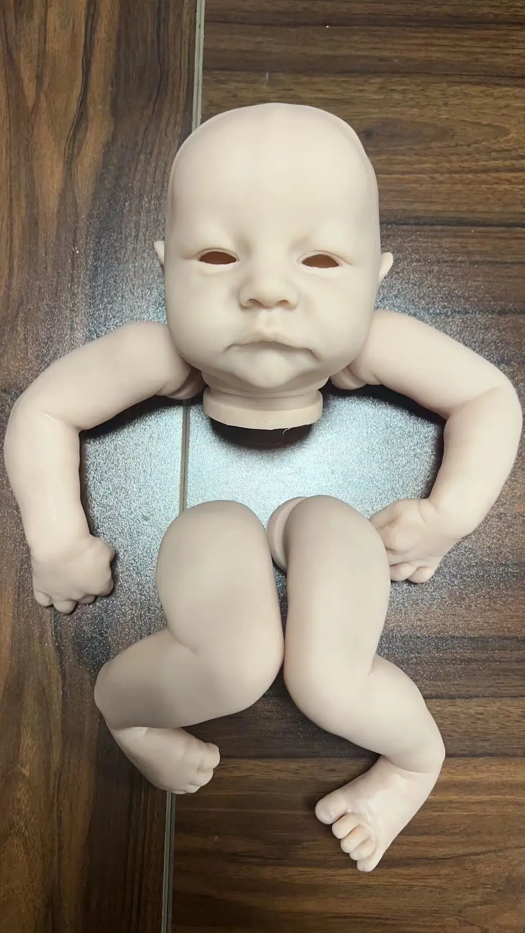 NPK 20inches reborn doll kit Levi Awake By Bonnie lifelike real soft touch unfinished doll parts with cloth Body