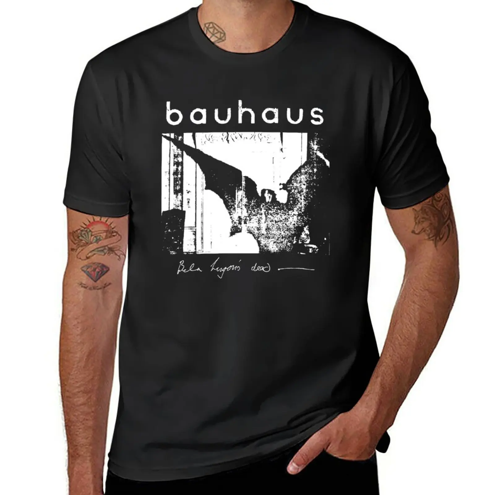 

Bauhaus - Bat Wings - Bela Lugosi's Dead T-Shirt summer top graphics aesthetic clothes heavyweight t shirts for men