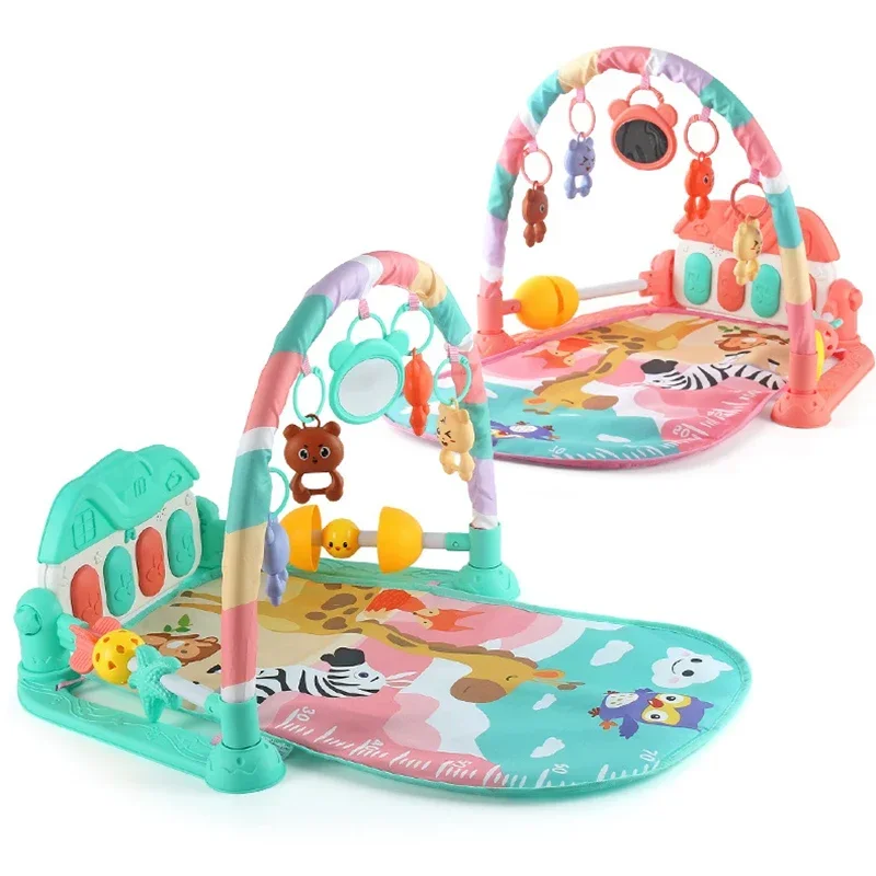 Baby Play Music Mat Carpet Toys Kid Crawling Play Mat Game Develop with Piano Keyboard Infant Rug Early Education Rack Toy