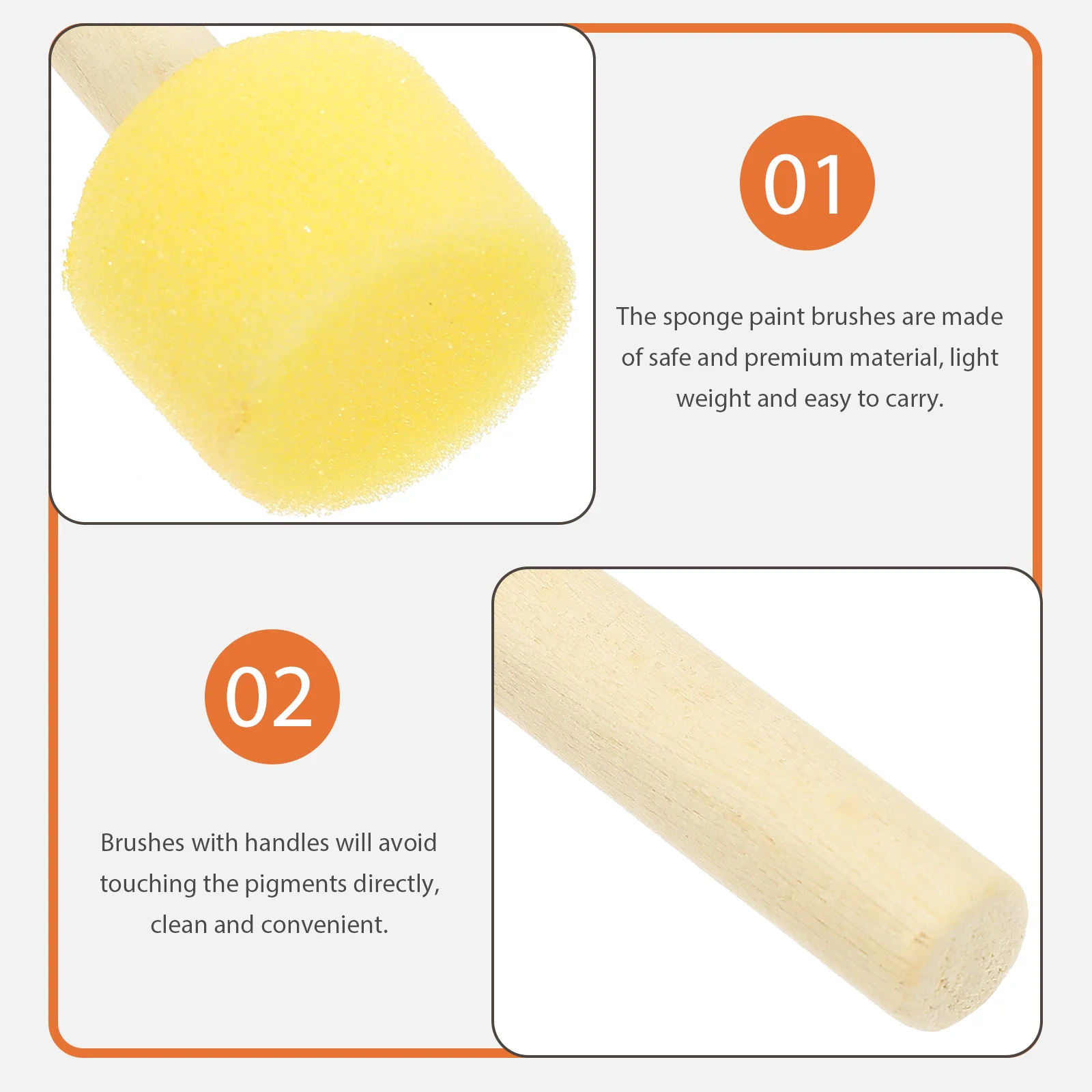 Рисунок 2 - губки-грибы для рисования