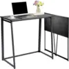 Office Desk, Space Saving Computer Table Compact Writing Workstation Study Desk for Home Office, Small Space 2