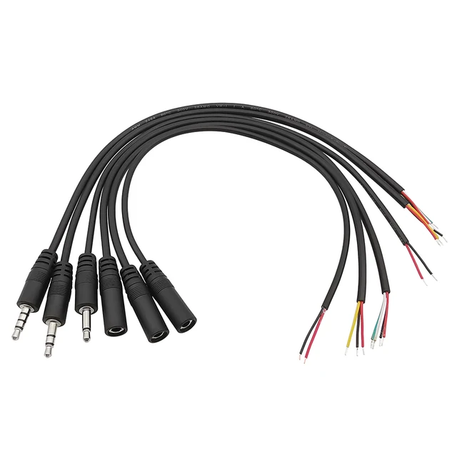 3.5mm Spina maschio a filo nudo con estremà aperta Ts 2 Polo mono 1/8′ 3.5mm Connettore jack per riparazione cavo audio - Cina Connettore maschio da 3, 5 mm a cavo nudo